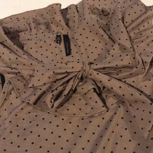 Maurice brown dot dress tank